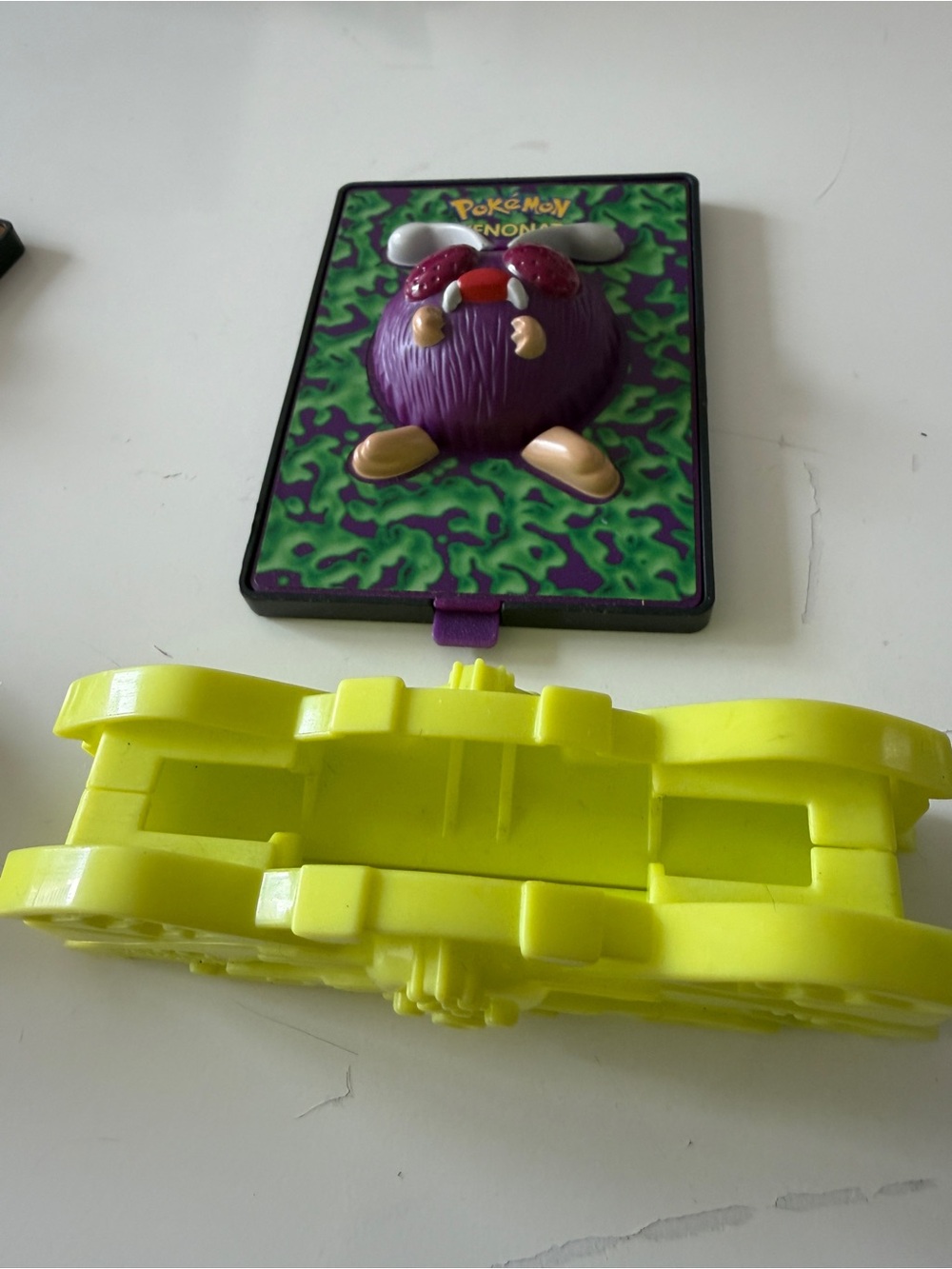 Pokemon Venonat Trading Card Figure - Purple & Gold